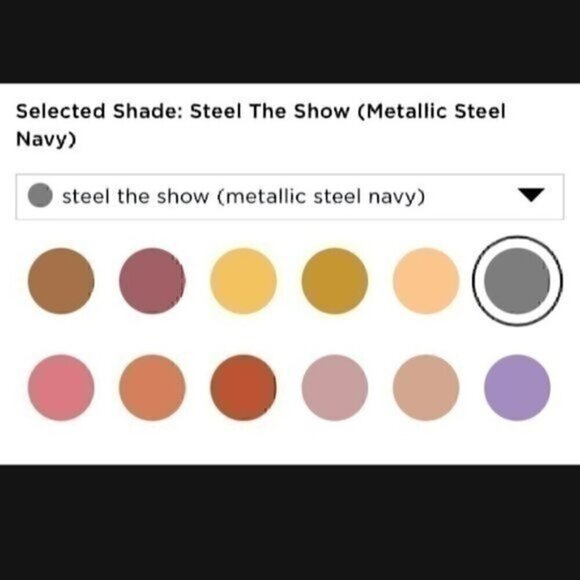 Tarte Chrome Paint Shadow Pot Steel the Show - Picture 5 of 12